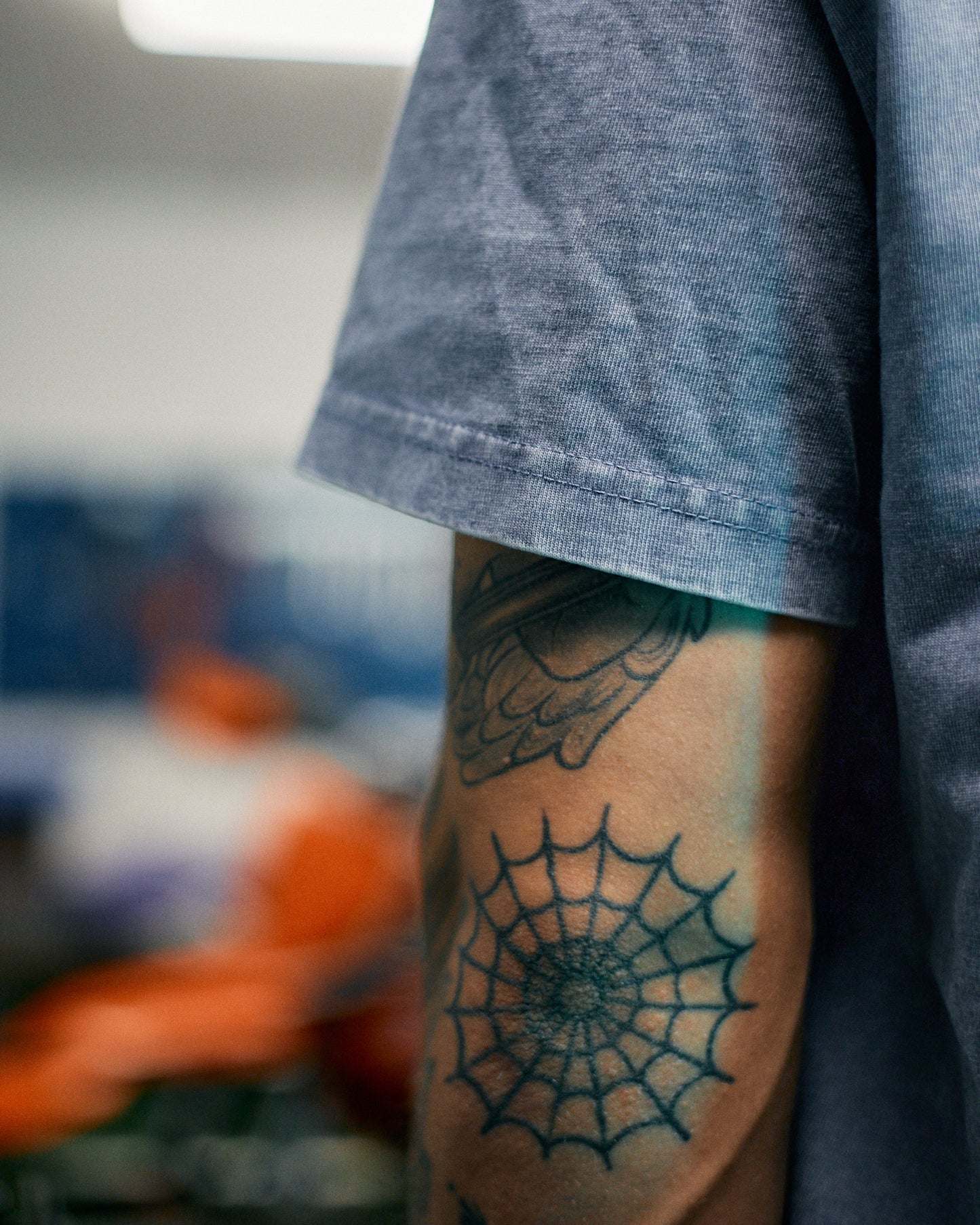 Blå T-Shirt "Ride your own line"