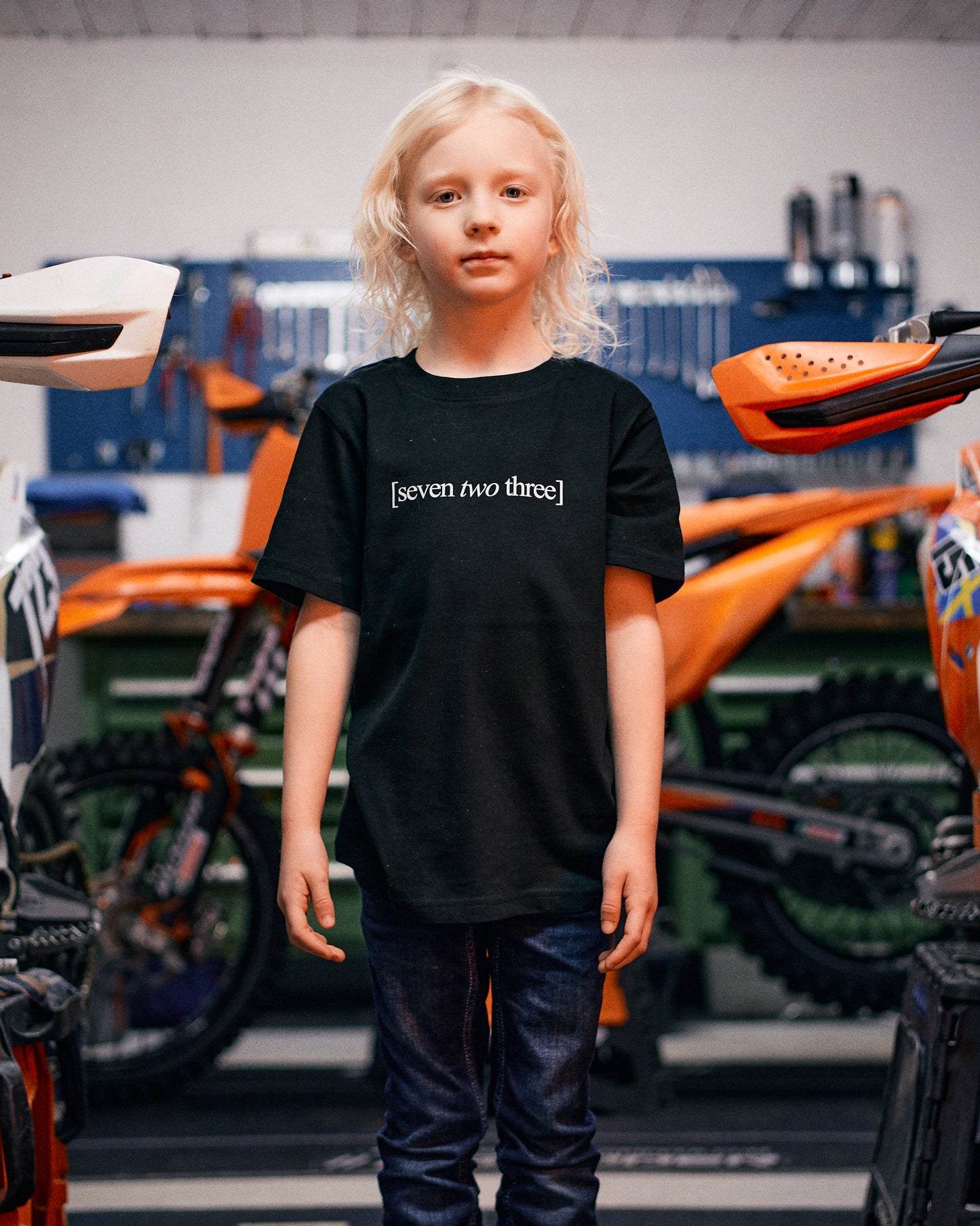 Ungdom t-shirt "Ride your own line"