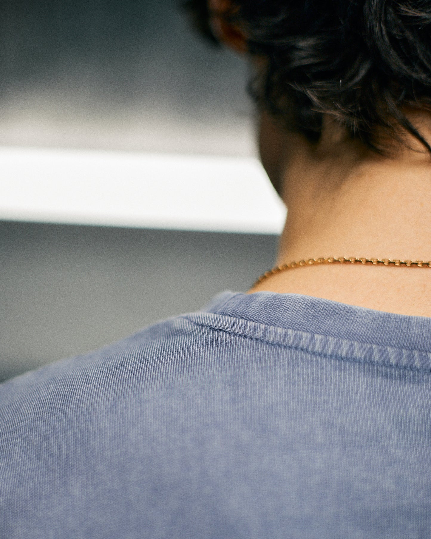 Blå T-Shirt "Ride your own line"