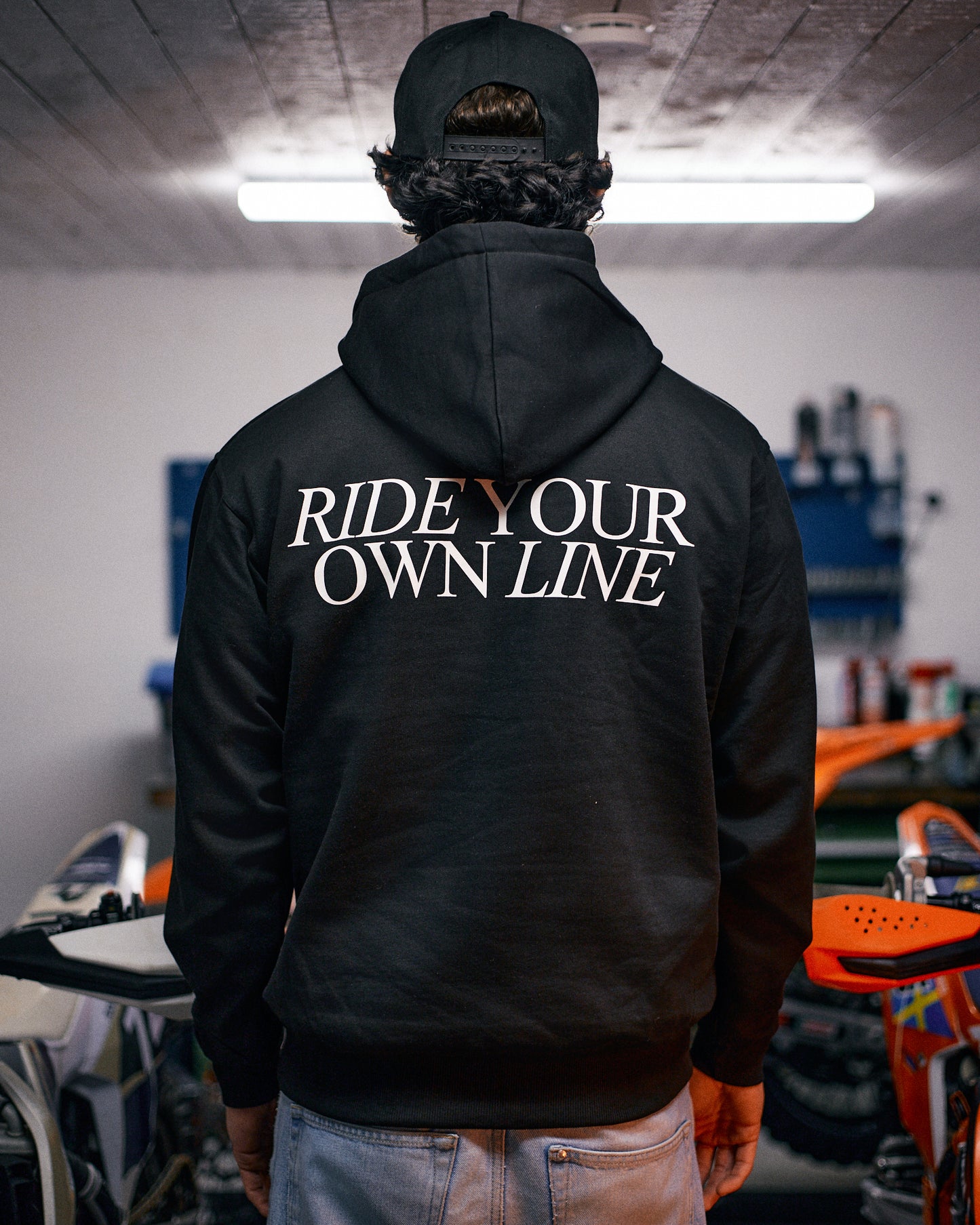 Hoodie "Ride your own line"